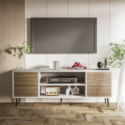 Mid Century Modern TV Stand for 65 Inch TV with Storage