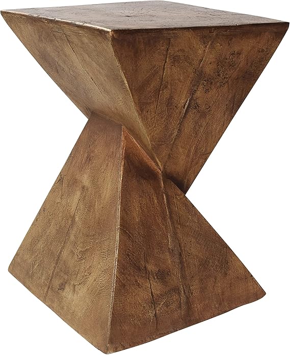 Lightweight Concrete Side Table Light Gray