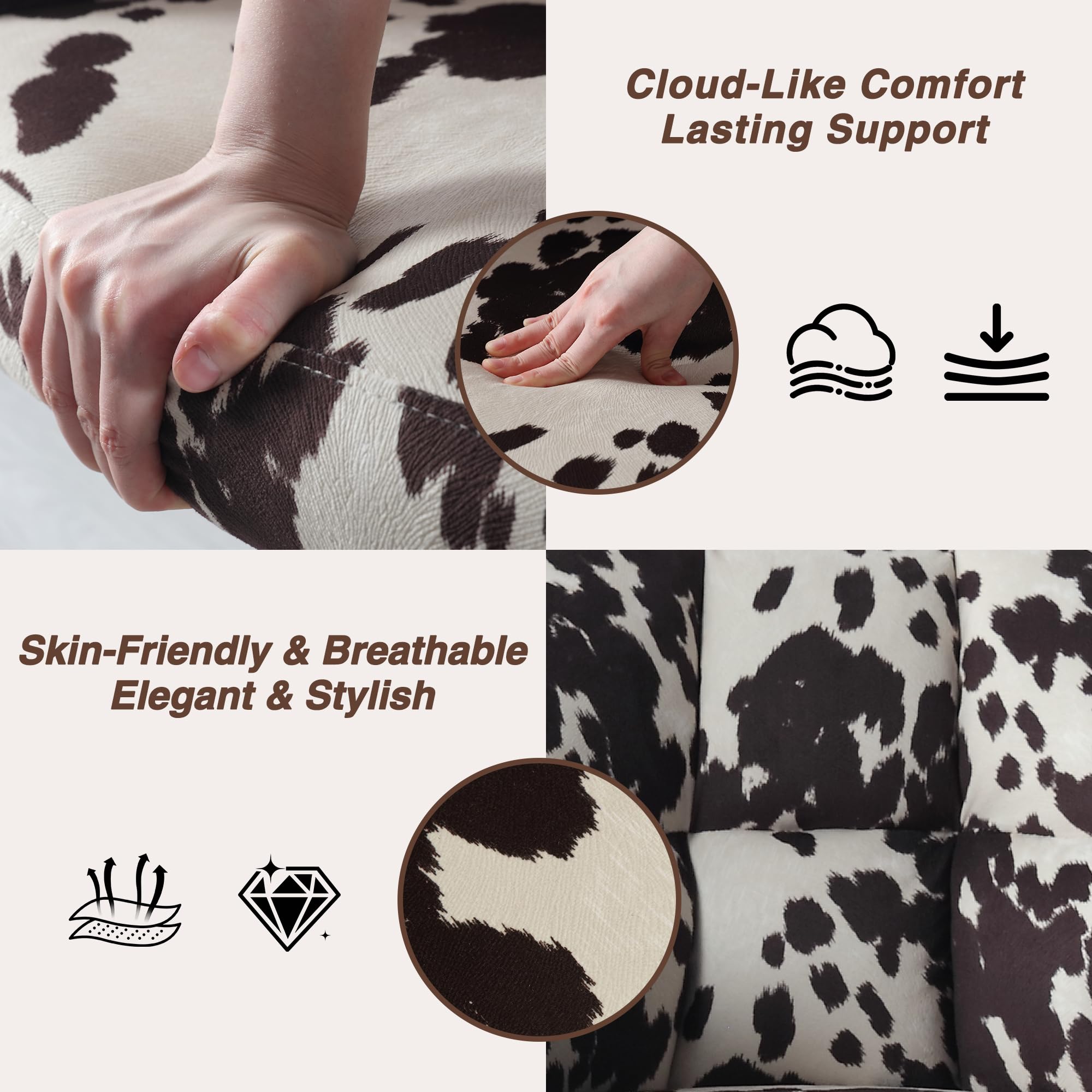 Swivel Office Desk Chairs with Wheels Set of 2