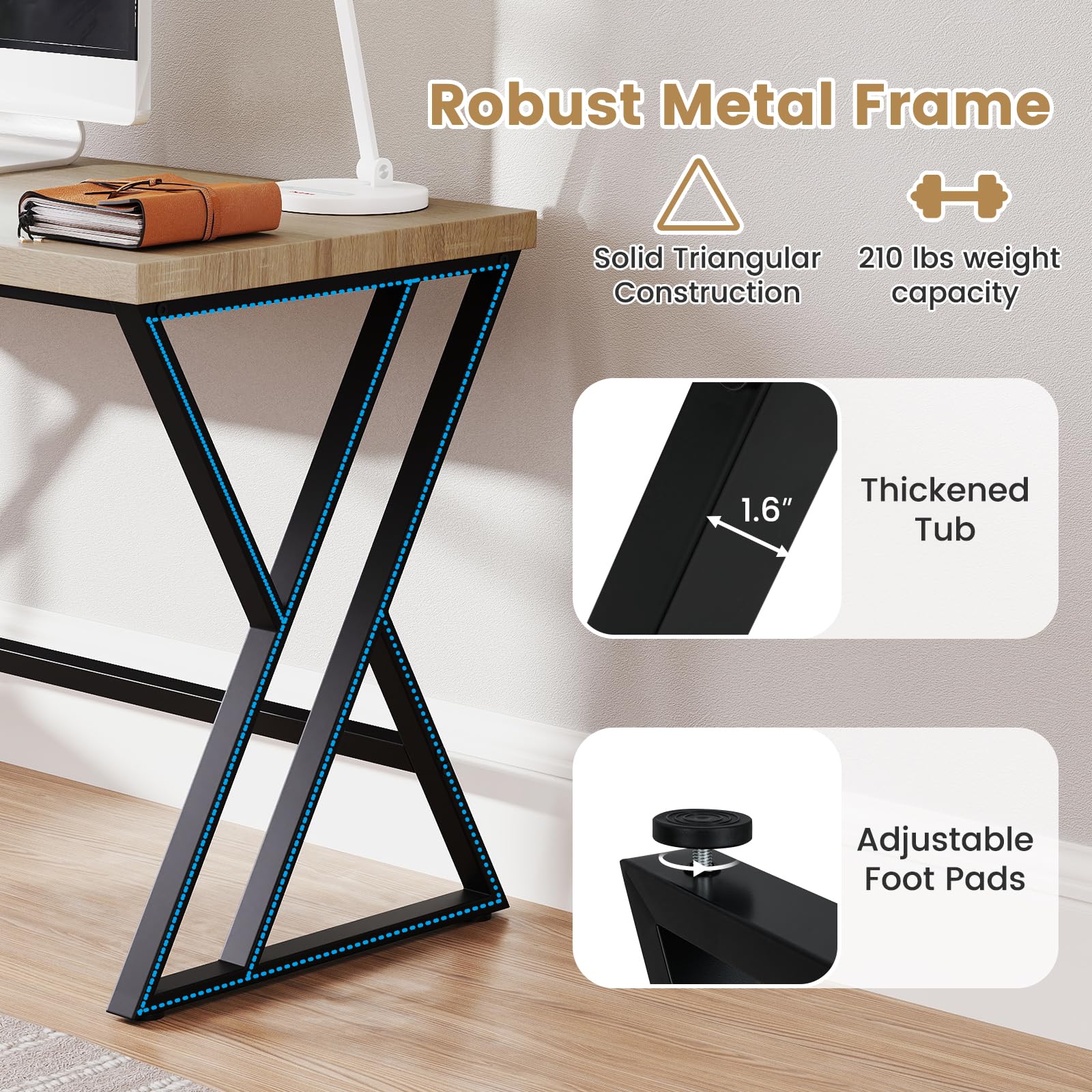 5 FT Conference Table for 4-6 People