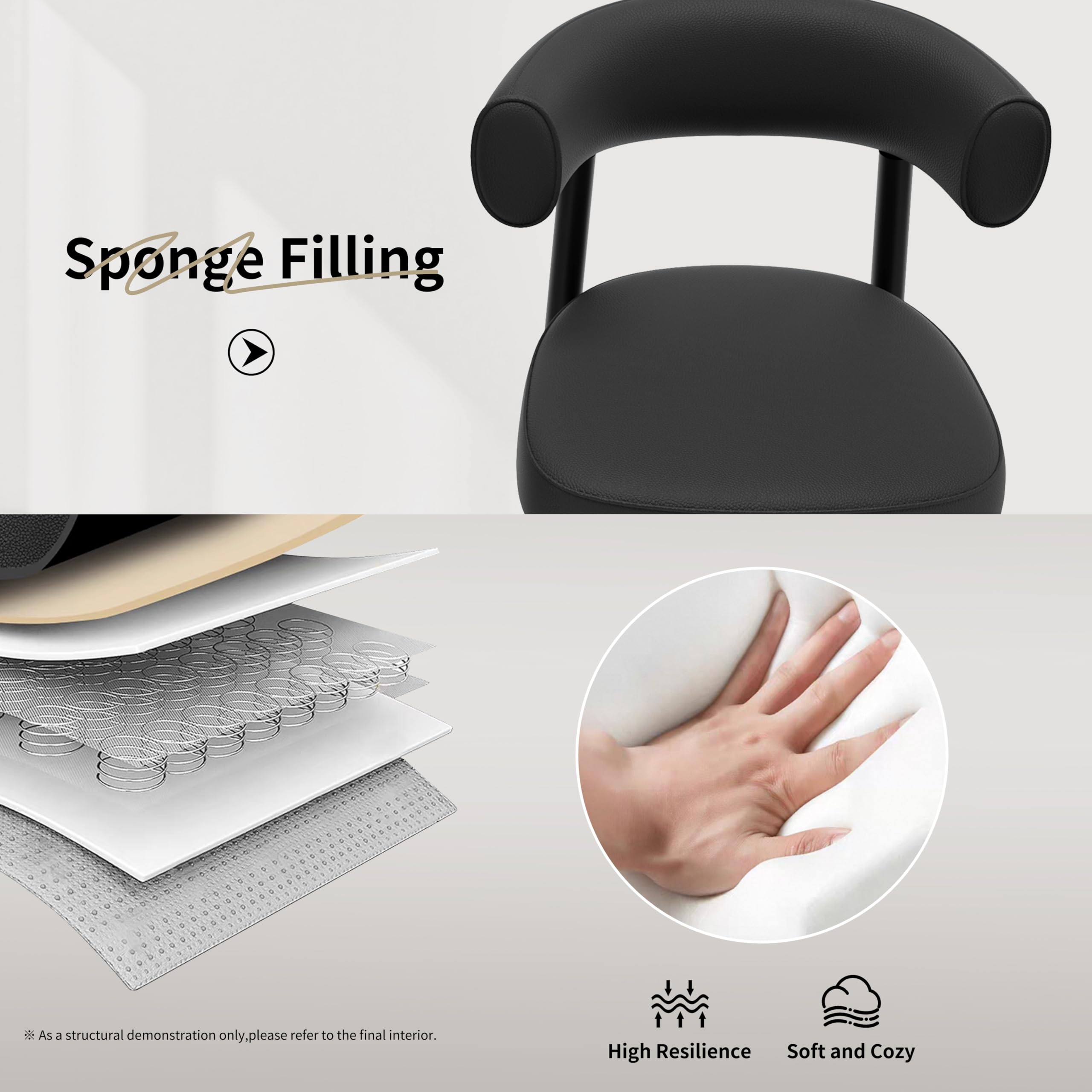 Mid-Century Dining Chairs Set of 4