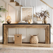 70.9-Inch Long Console Table Farmhouse Narrow Wooden Sofa Table