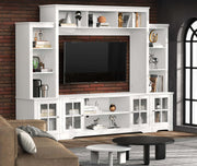Large Wall Unit Entertainment Center with Storage