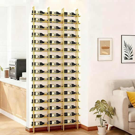 16 Tier Wall Mount Wine Rack