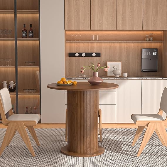 59 Inch Round Dining Table for 6