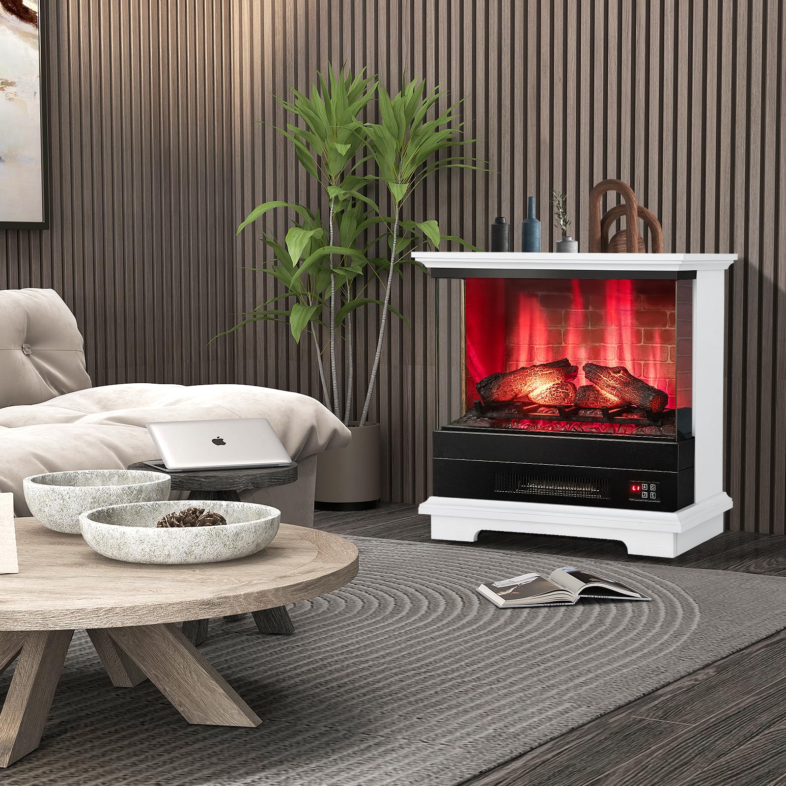 27" Electric Fireplace with Remote