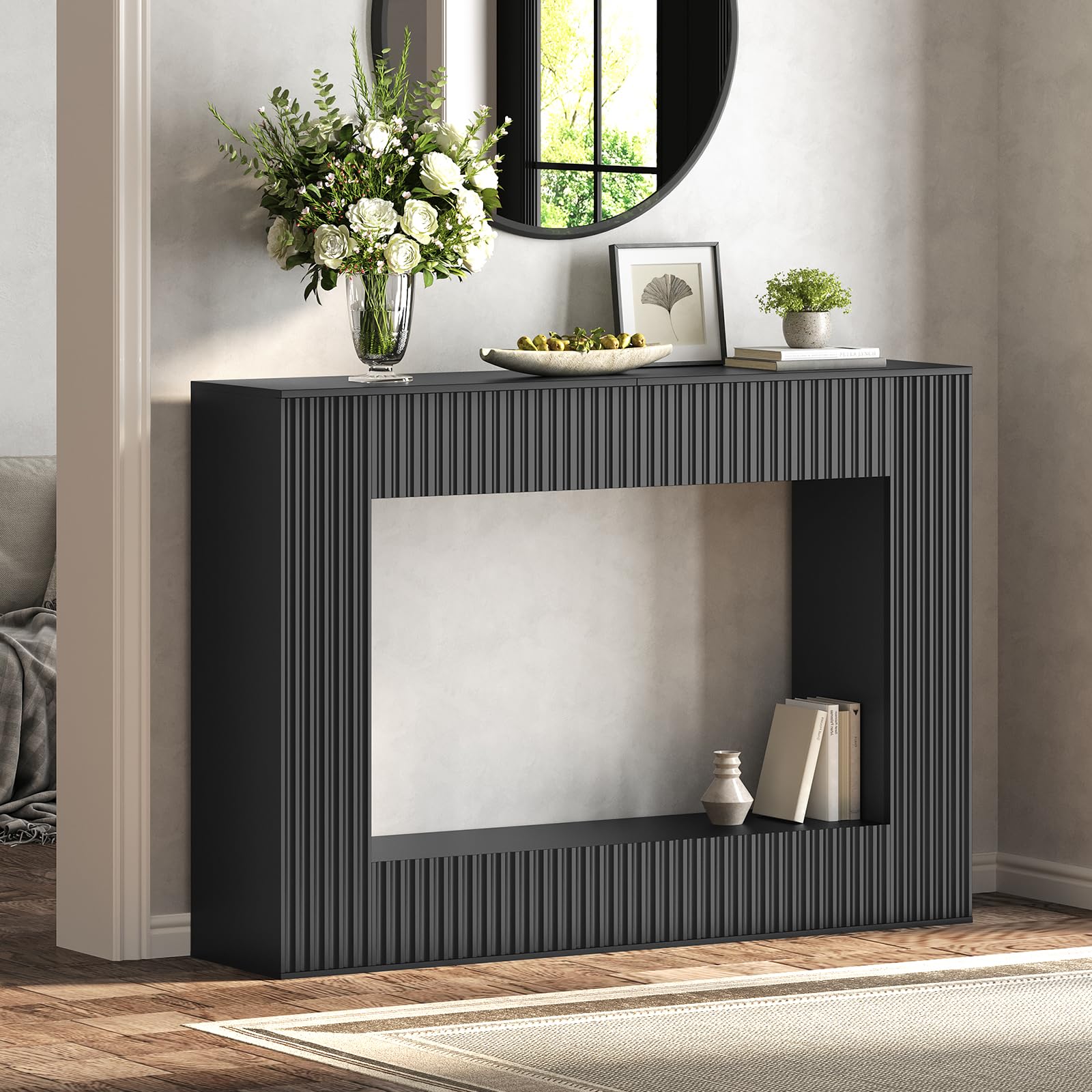Modern Console Table 47.2" with Storage