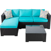 3-Piece Outdoor Sectional Patio Furniture Set