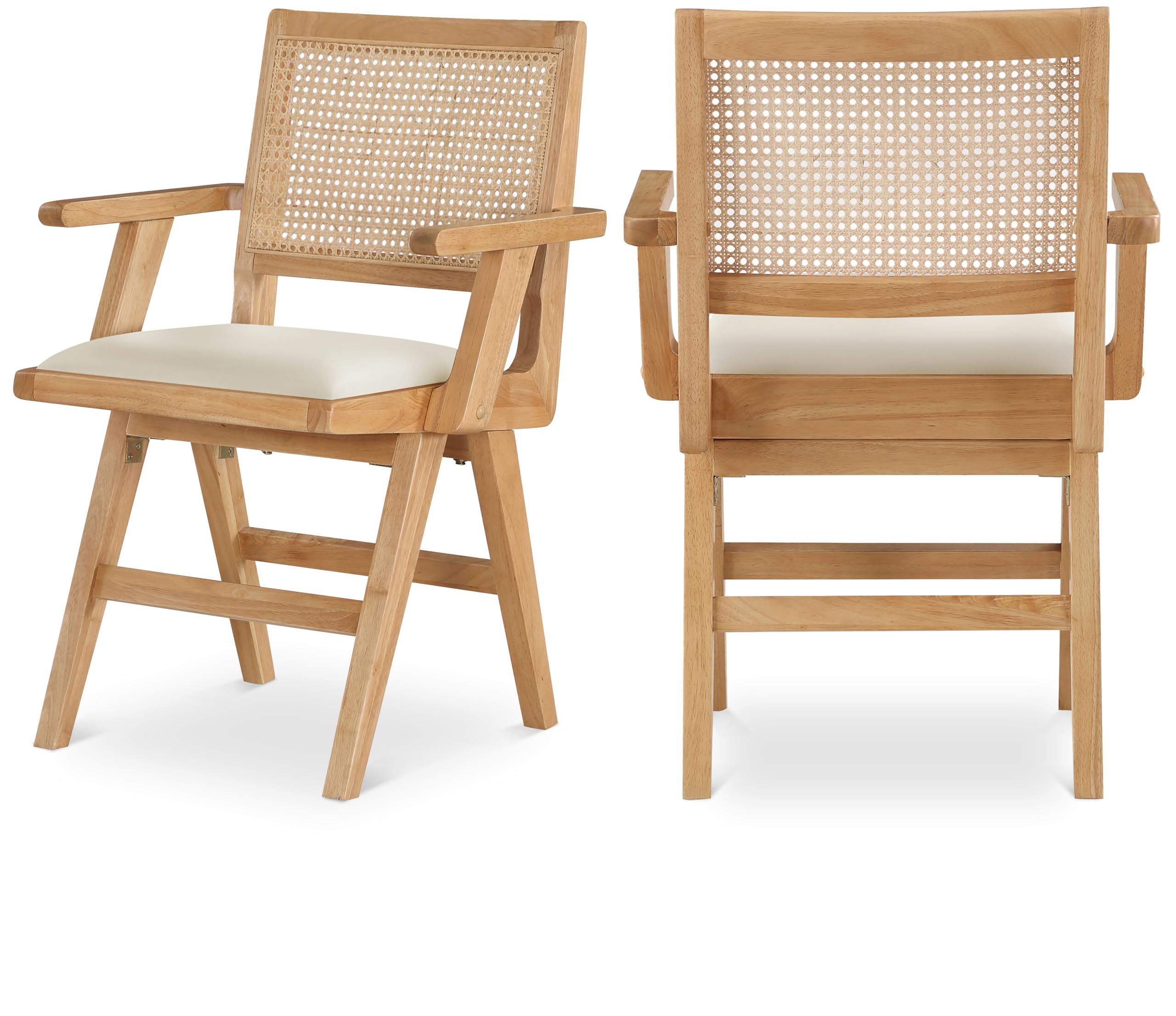 Mid-Century Modern Dining Arm Chair Set of 2