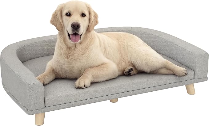 Dog Sofa Couch with Washable Cover and Anti-Slip Mat