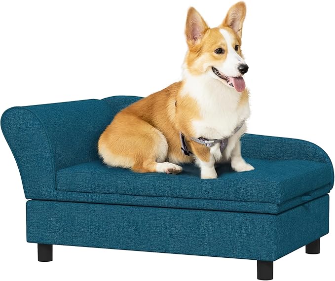 Pet Sofa with Storage for Small Dogs