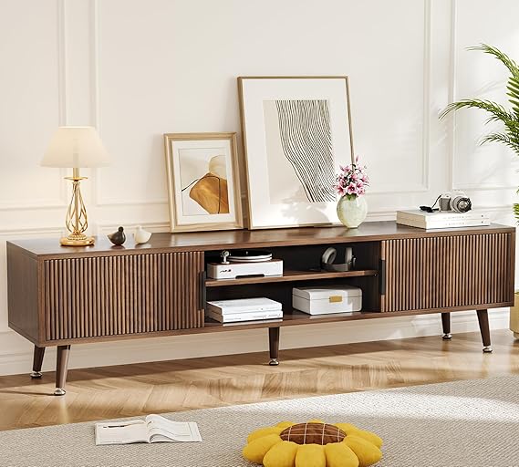 Mid Century TV Stand for TVs up to 70 Inches