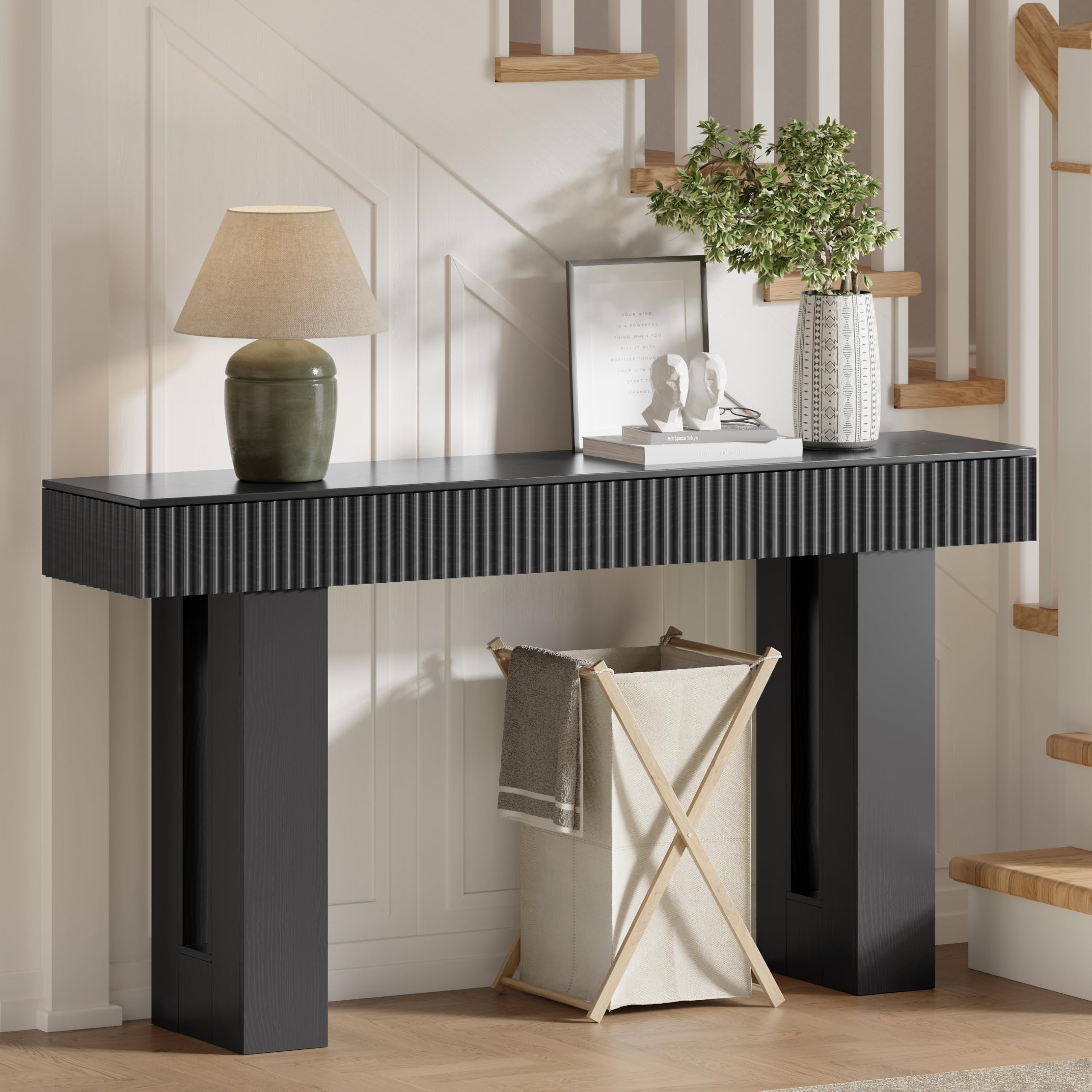 63-Inch Fluted Console Table