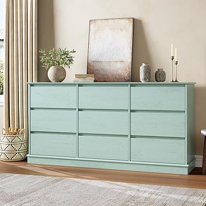 9 Drawer Dresser with Deep Drawers