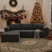 104" L-Shape Modular Sectional Sofa with Chaise