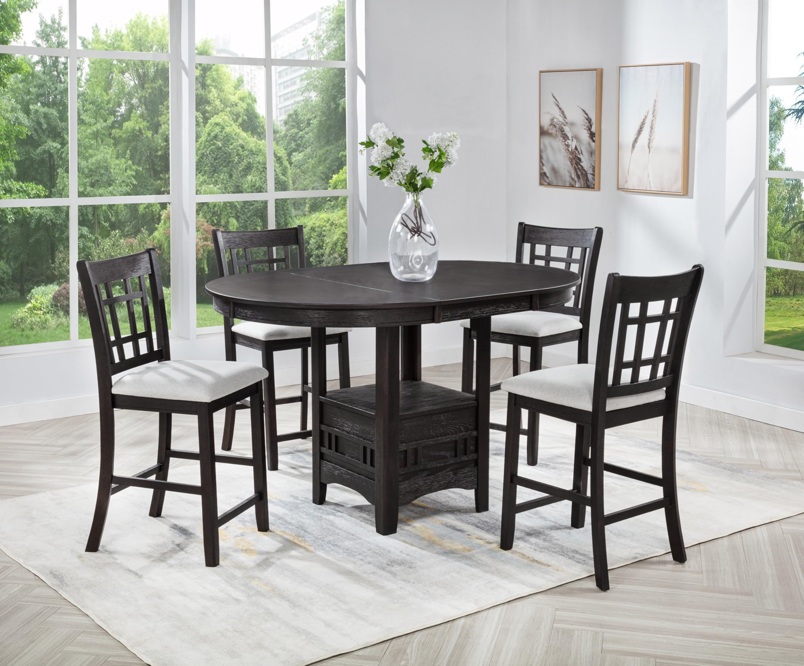 Counter Height Dining Chairs Set of 2