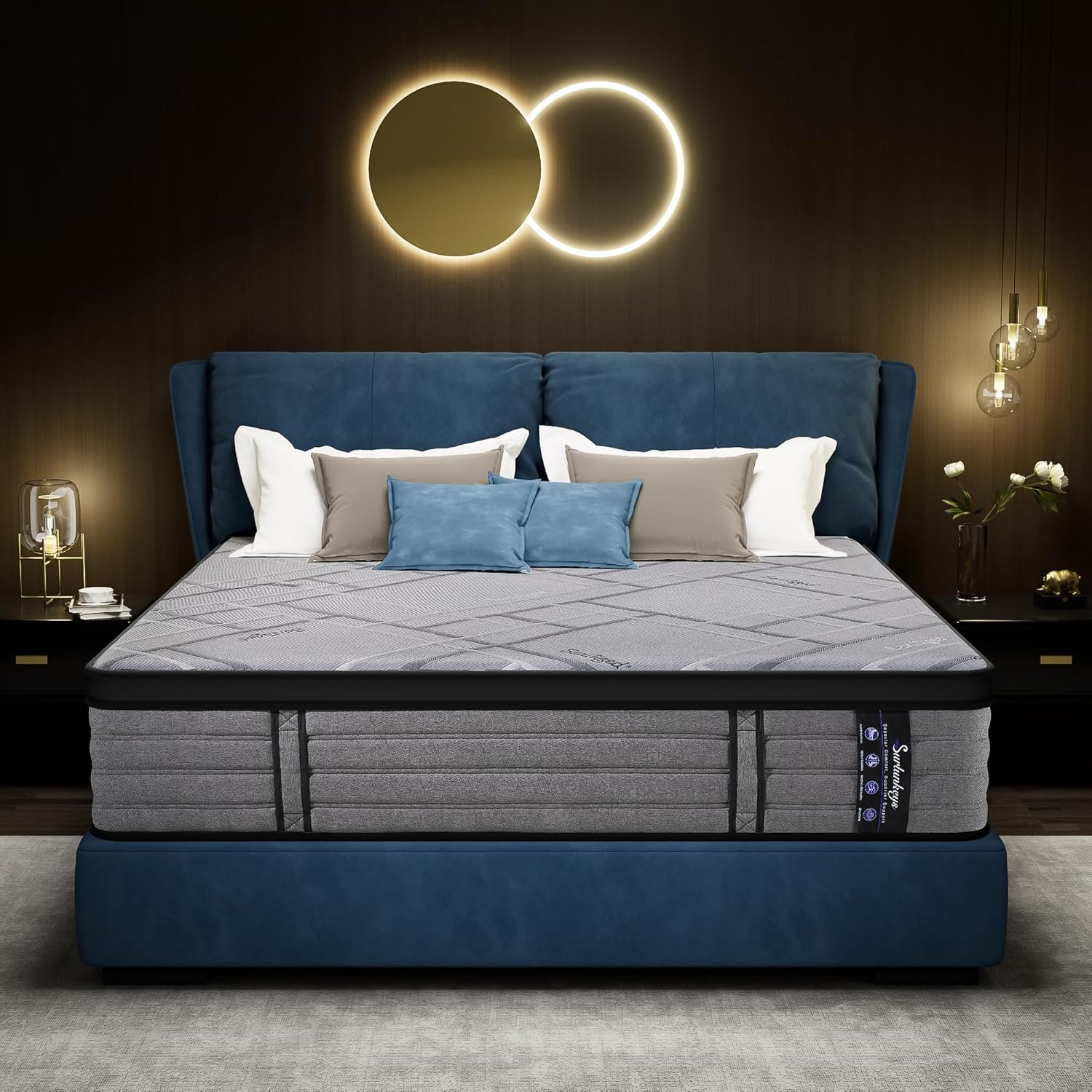 14 Inch Gel Foam Hybrid Mattress King Size