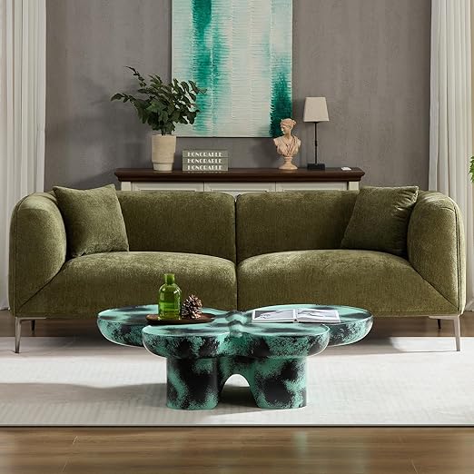 Modern Boucle 3-Seater Sofa with Deep Seats
