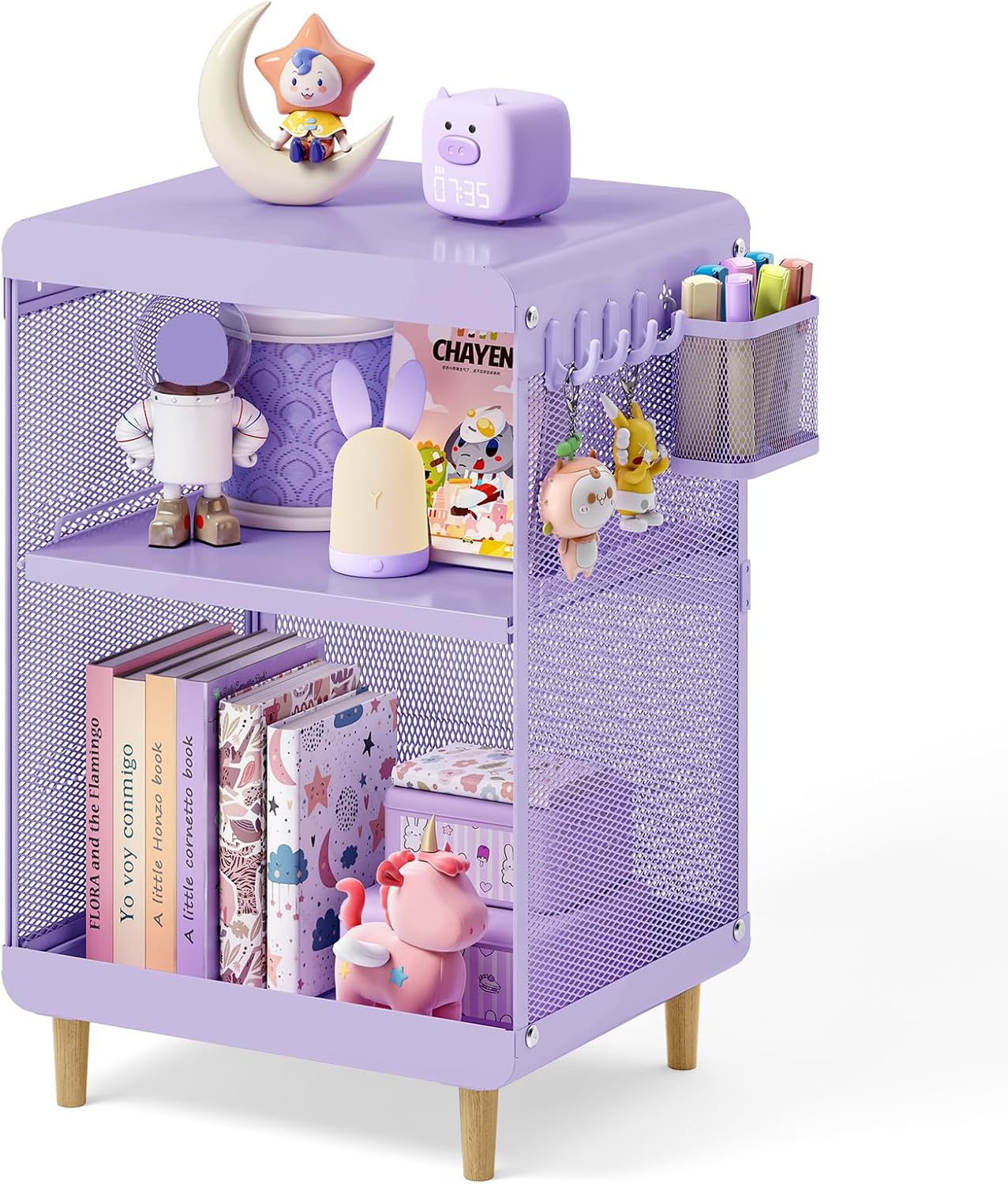 Kids Nightstand Mint Green