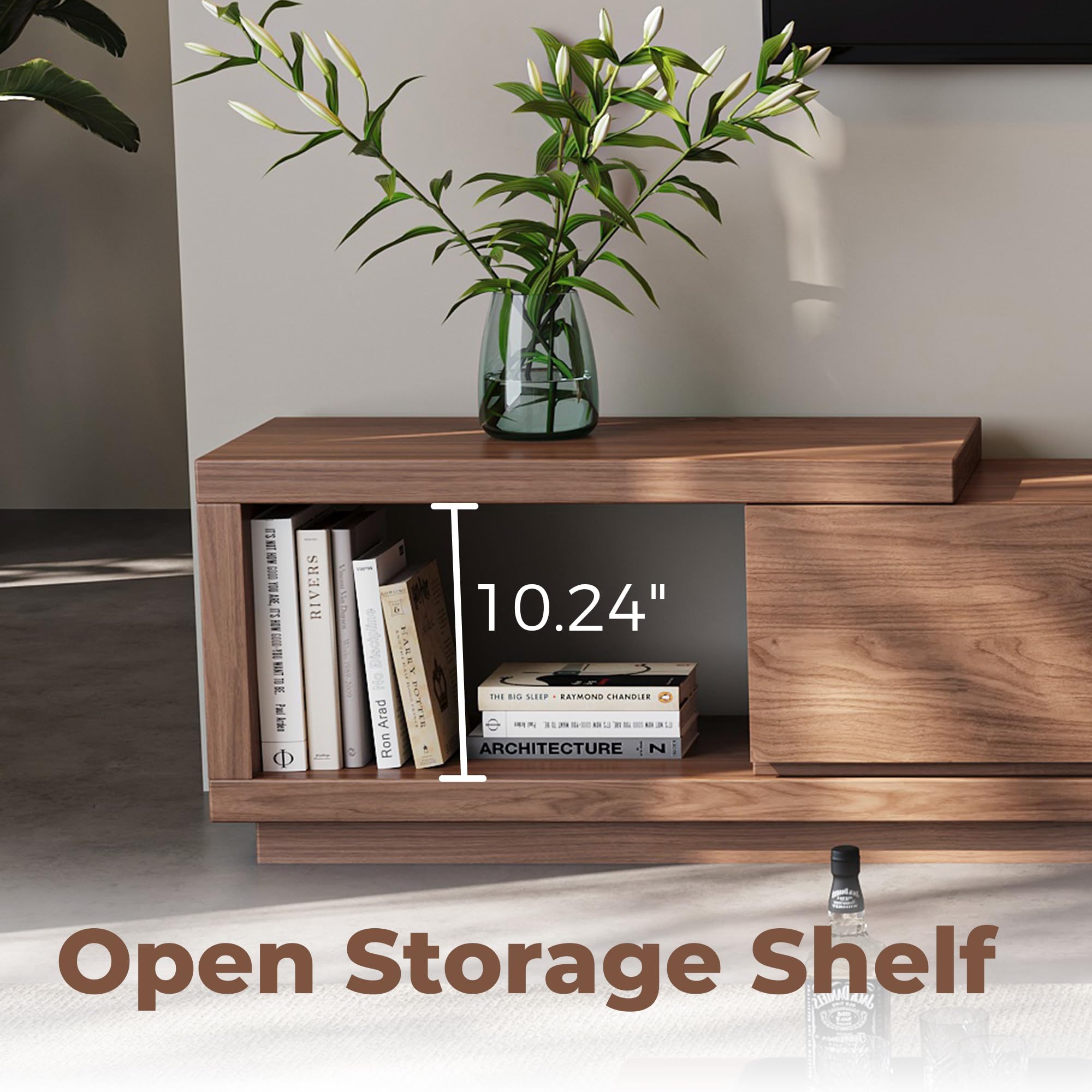 Extendable TV Stand for 65-100 Inch TVs with 3 Drawers