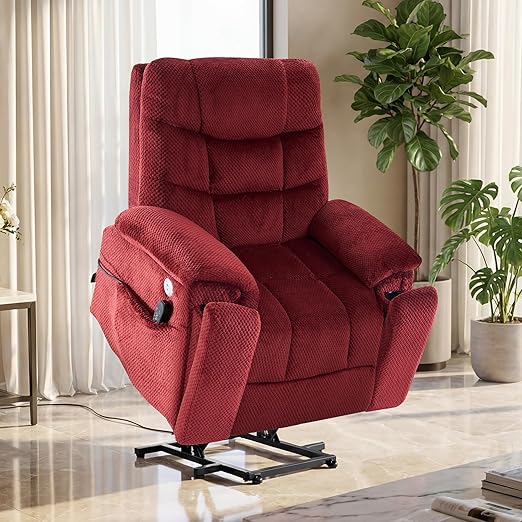 Oversized Dual Motor Power Lift Recliner