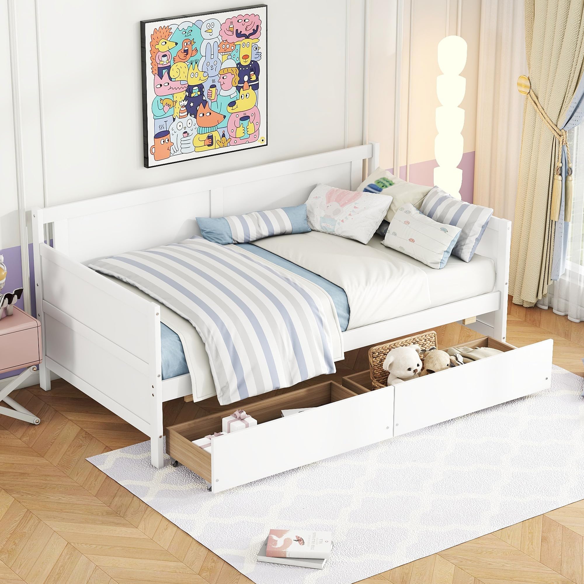 Twin Daybed with Storage Drawers