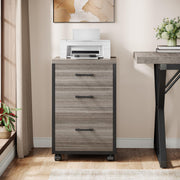 3 Drawer Mobile File Cabinet with Wheels