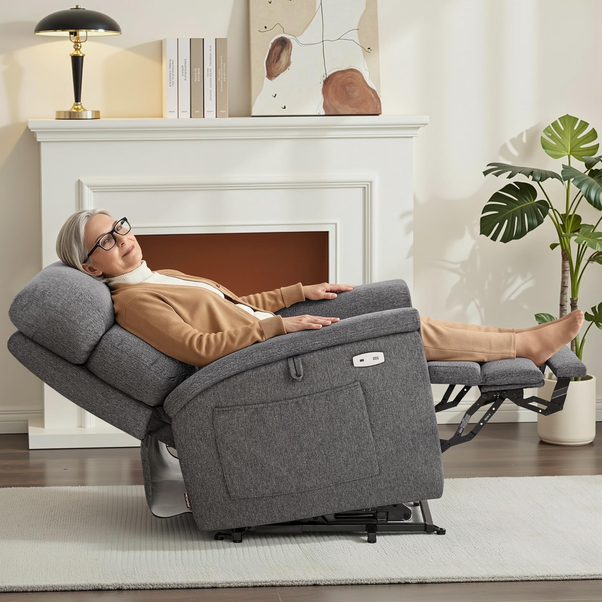 Power Lift Recliner Chair with Massage and Dual Heating