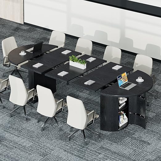 Extendable Conference Table with Storage