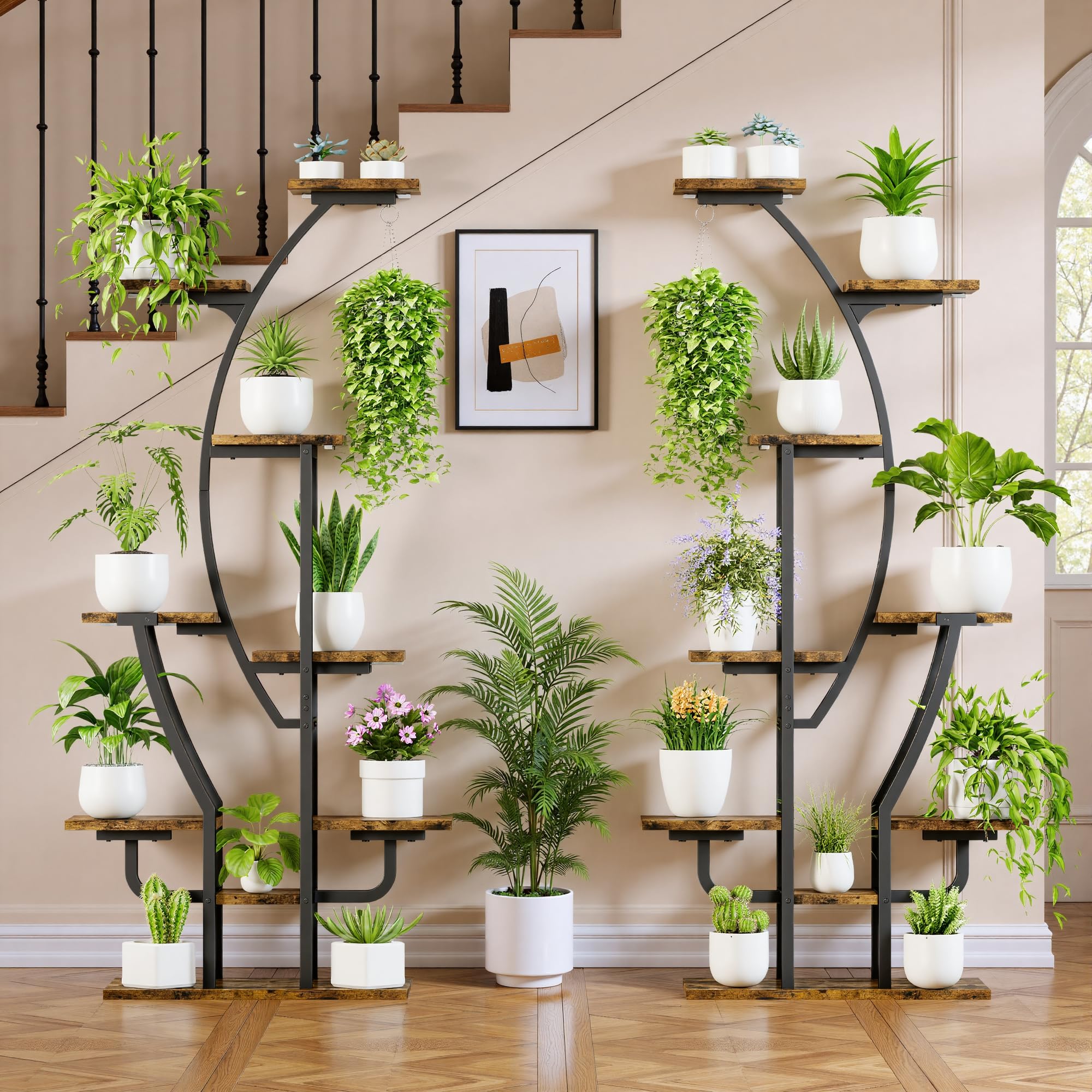9-Tier Plant Stand with Grow Lights