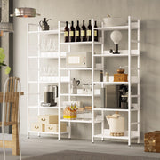 Triple Wide Industrial Bookshelf 5-Tier Storage