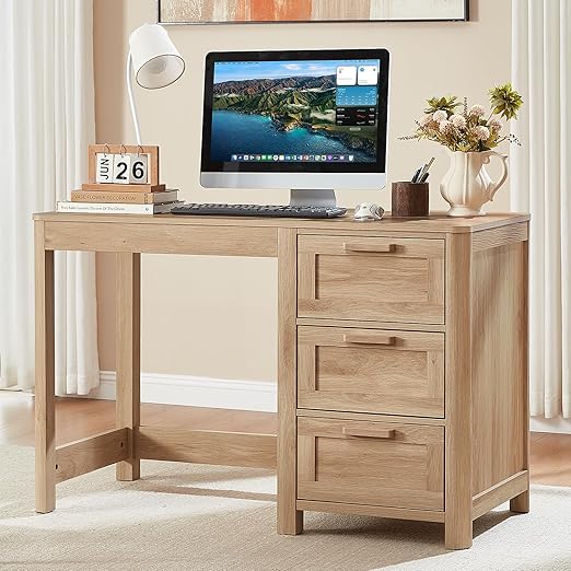 48" Farmhouse Executive Desk with Storage