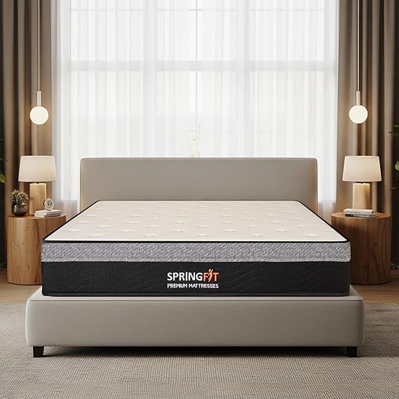 Hybrid Pocket Spring Mattress 10 Inch Medium Firm Full