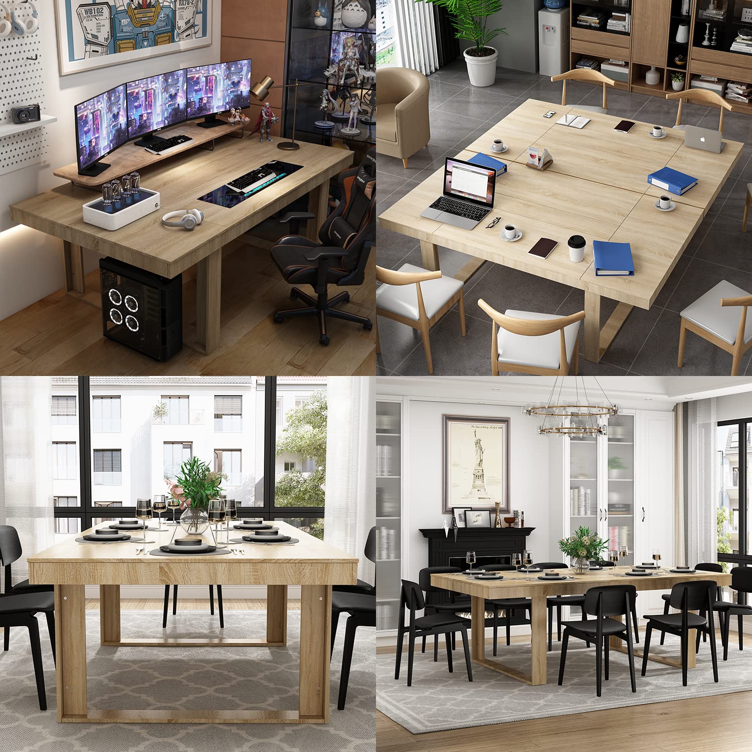 7FT Conference Table for 6-8 People