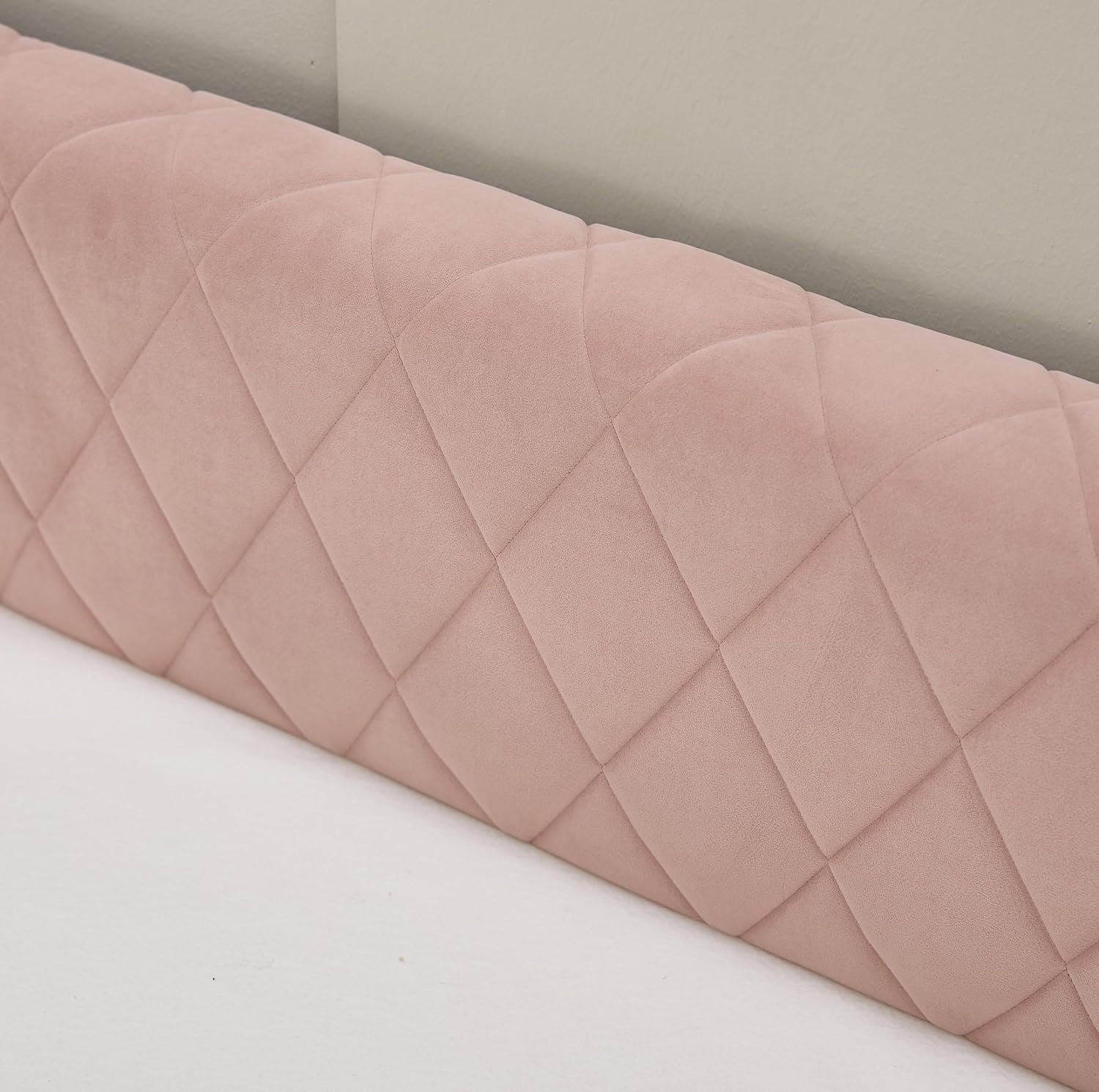 Twin Size Upholstered Daybed with Trundle and Charging Station