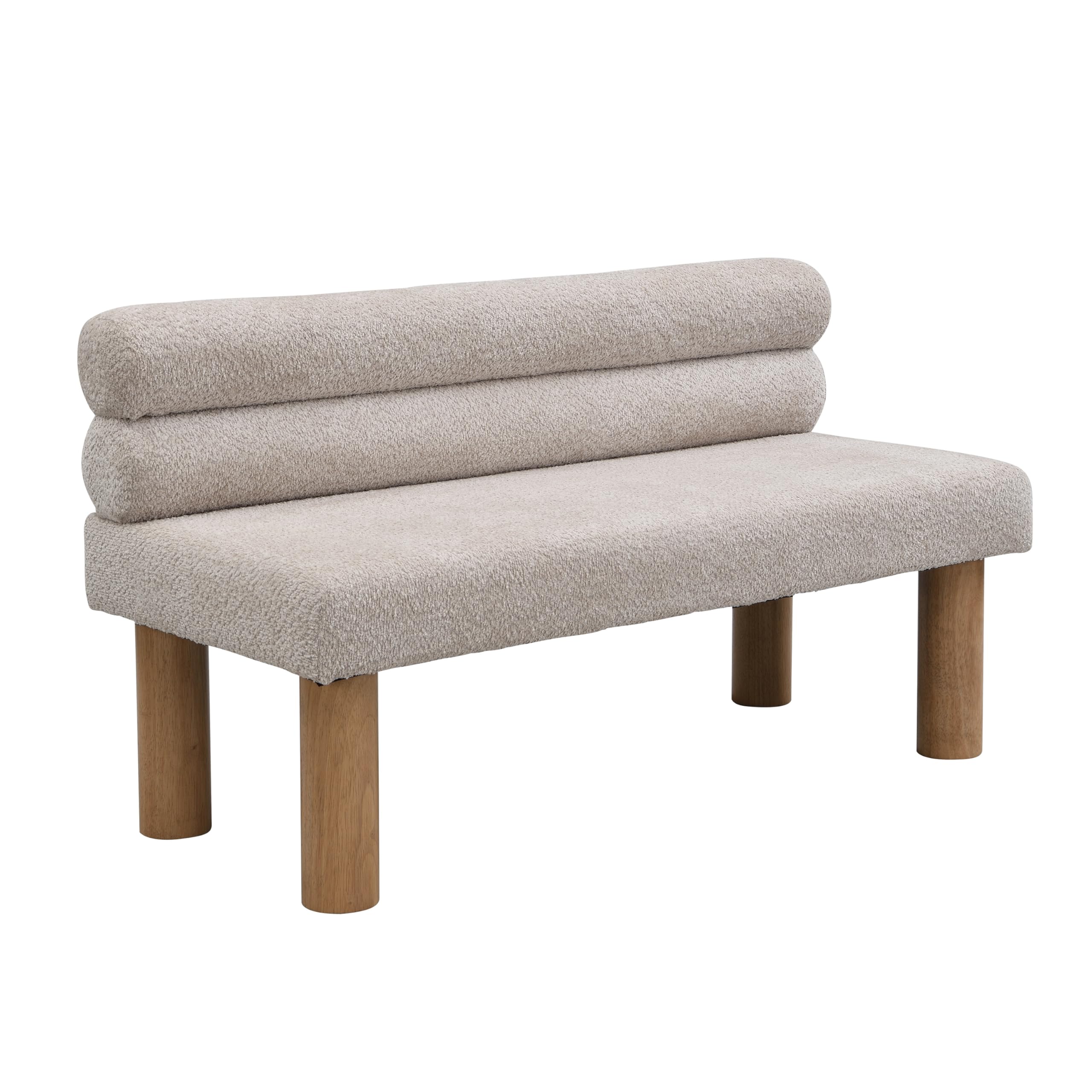 Wally Boucle Upholstered Dining Bench