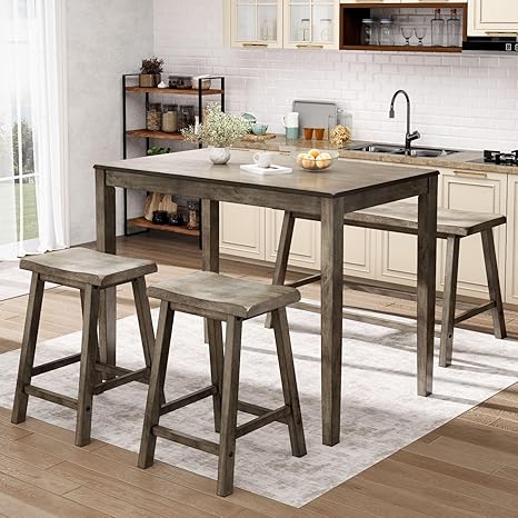 Counter Height Dining Table Set for 4