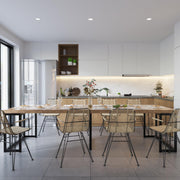 118" Extendable Dining Table for 2-10 People