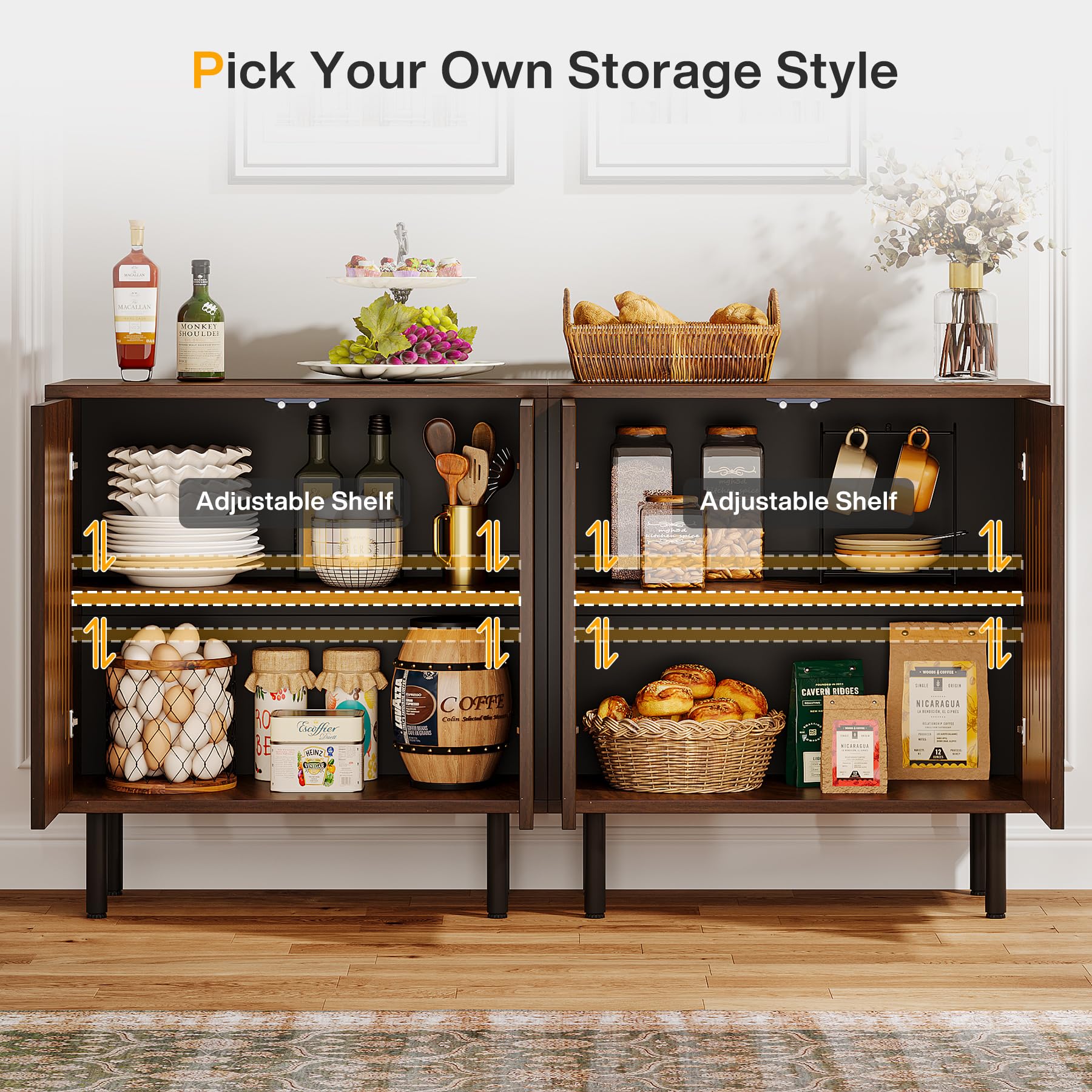 Sideboard Buffet Cabinet with Storage