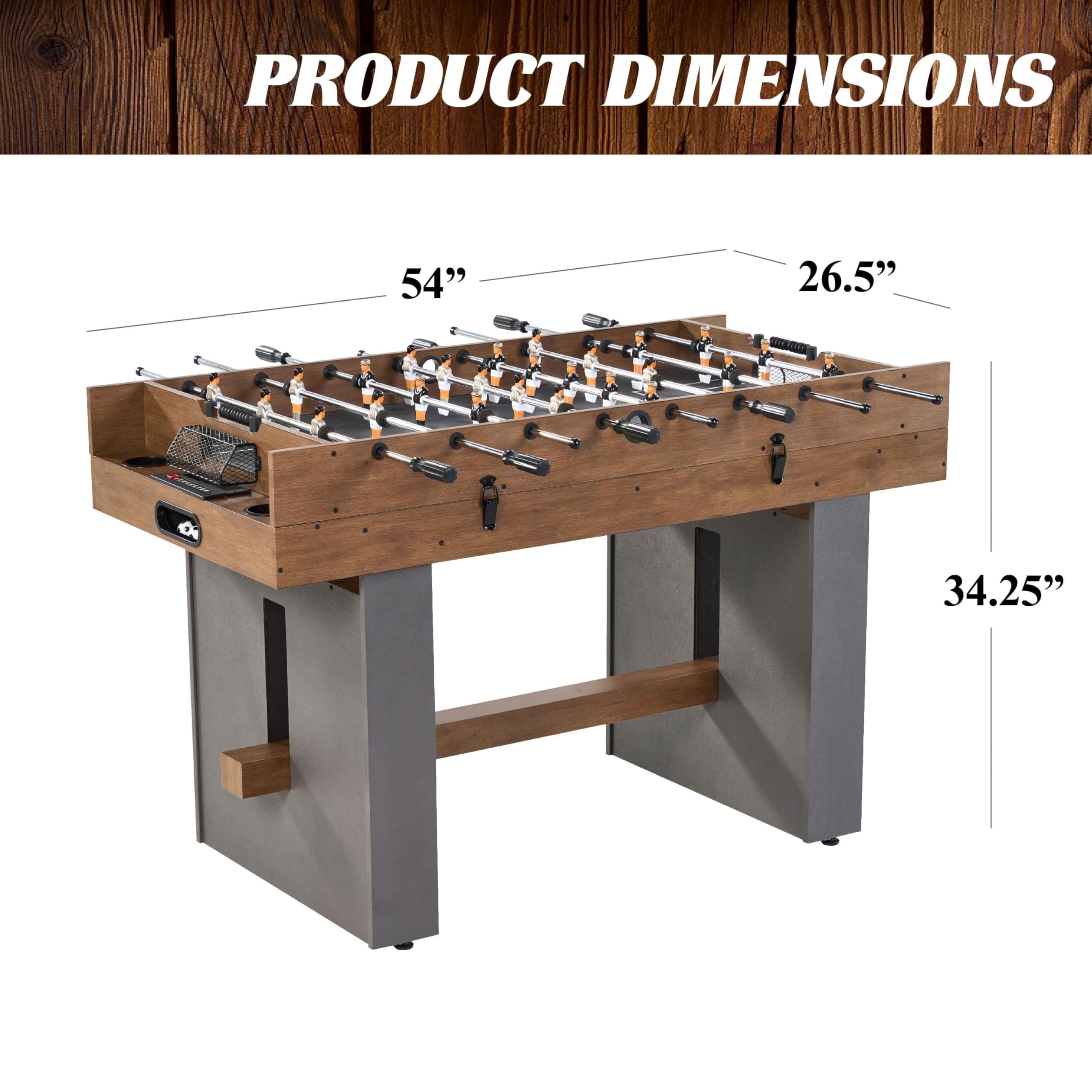 3-in-1 Combination Game Table - Foosball, Air Hockey & Table Tennis