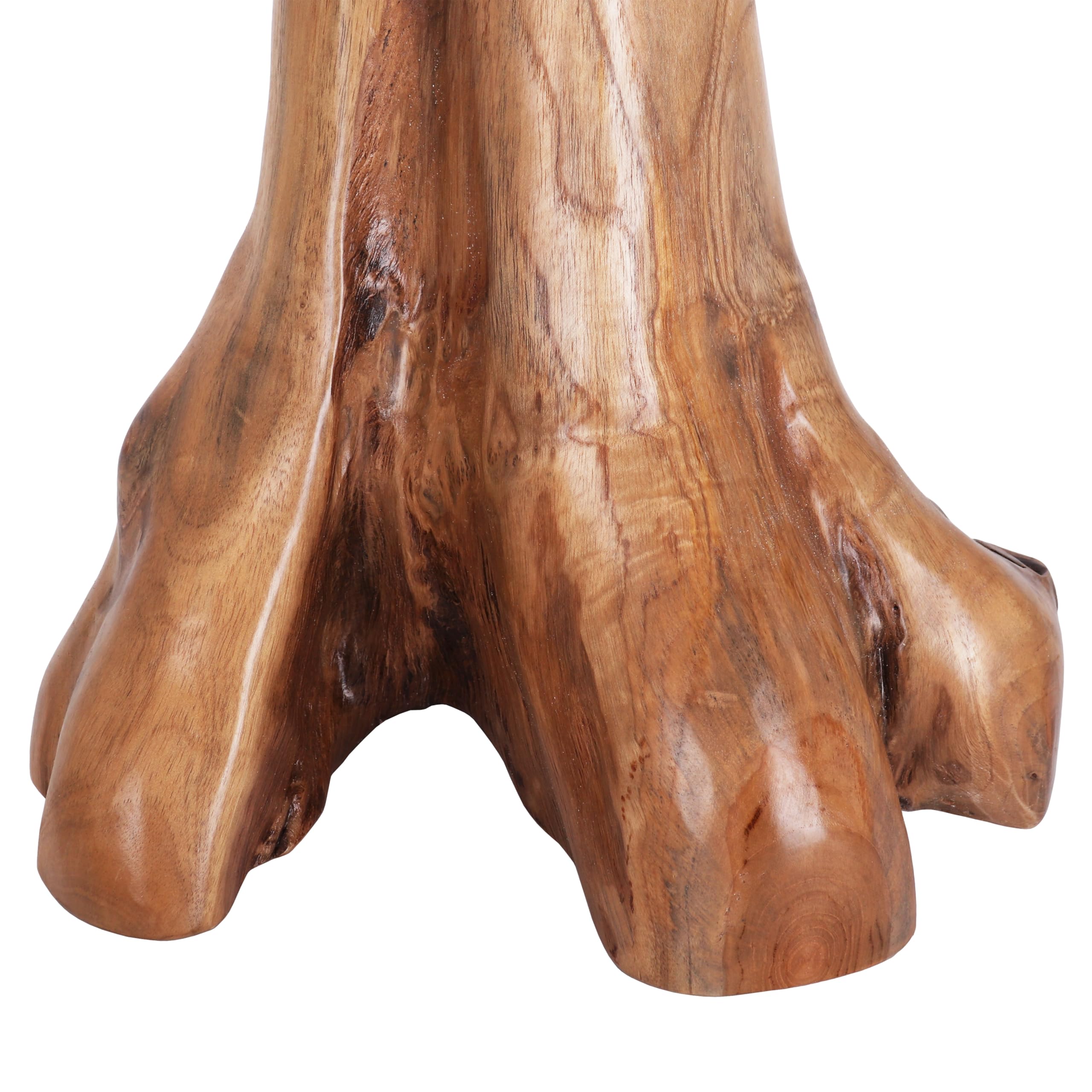 Teak Mushroom Sculpture 15 Inch