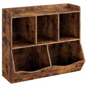 Toy Storage Cabinet with Bookshelf