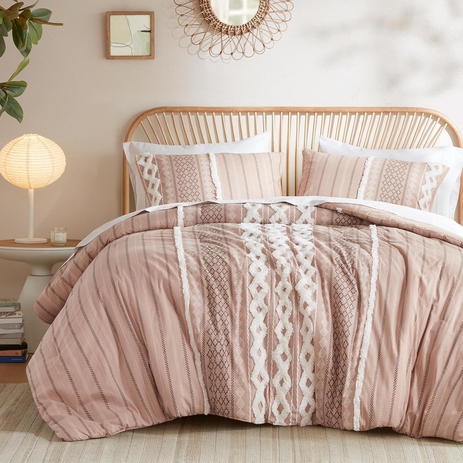 Cotton Chenille Tufted Comforter Set King