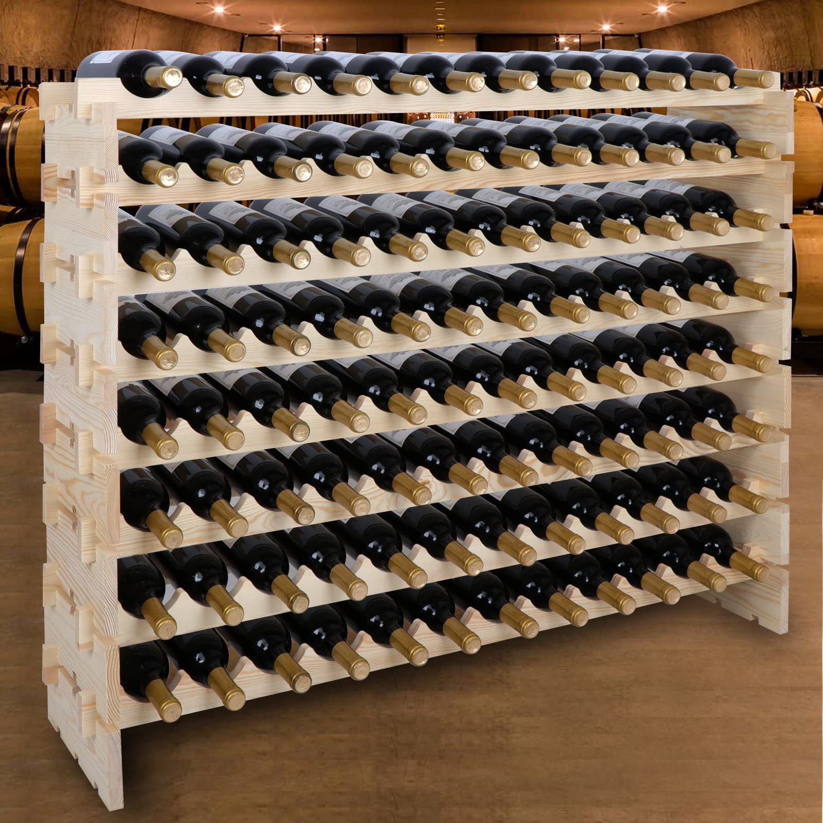 96 Bottle Modular Wine Rack