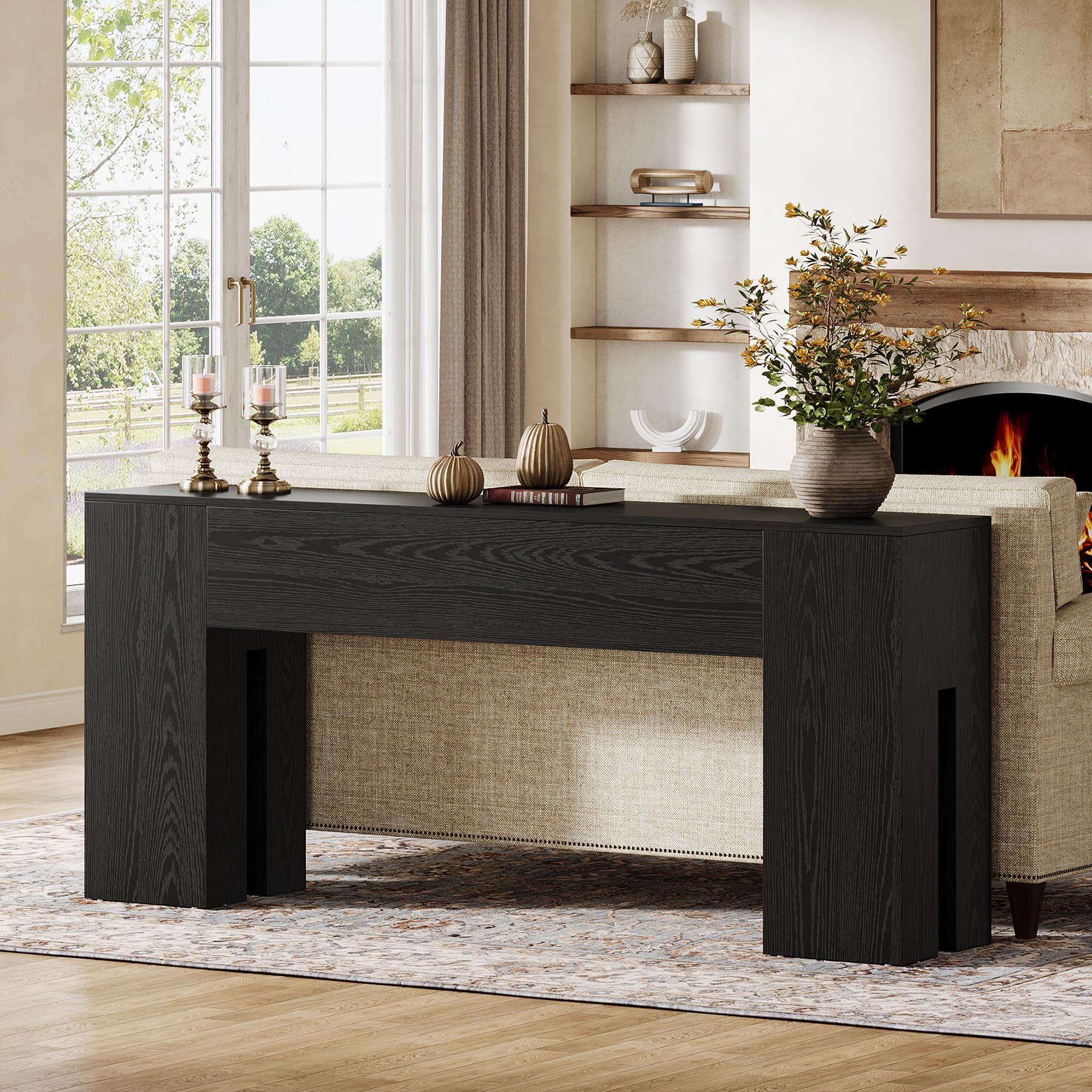 71-Inch Console Table for Entryway