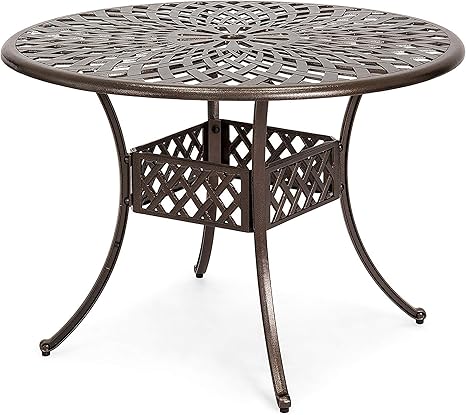 5-Piece Outdoor Dining Set Cast Aluminum