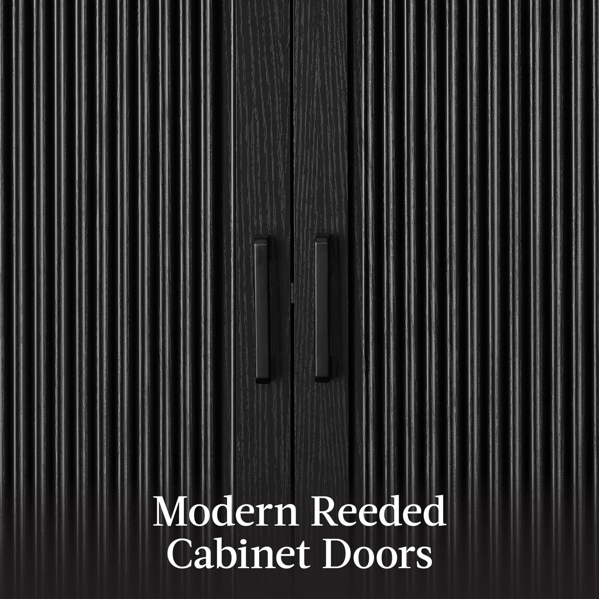 72-Inch Tall Arched Pantry Cabinet with Adjustable Shelves