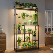5-Tier Plant Stand with Grow Light 72 Inch