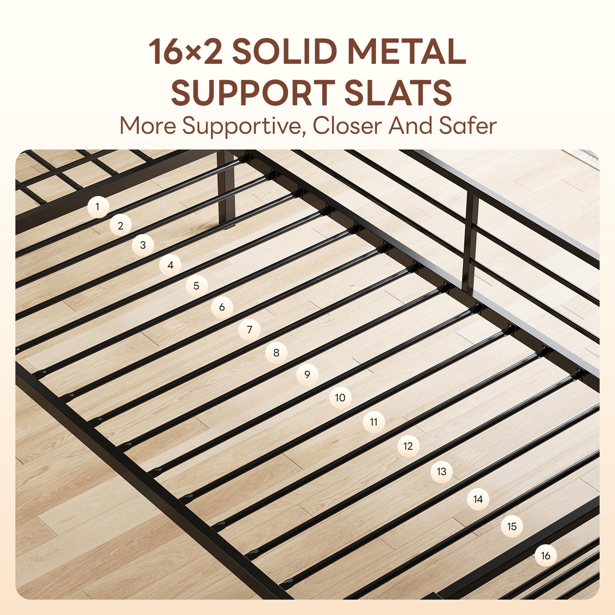 L-Shaped Twin Corner Bed Frame with Storage