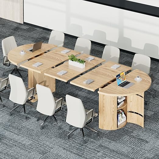Extendable Conference Table with Storage